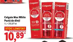 Lidl Colgate Max White Pastă de dinți Ofertă