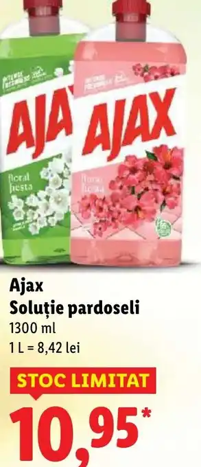 Lidl Ajax Soluție pardoseli Ofertă