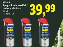 Lidl WD-40 Spray siliconic vaselinǎ / contacte electrice Ofertă