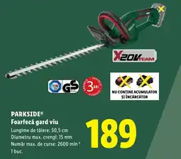 Lidl PARKSIDE Foarfecă gard viu Ofertă