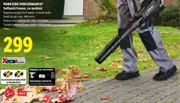Lidl PARKSIDE PERFORMANCE Suflantă frunze, cu turbinǎ Ofertă