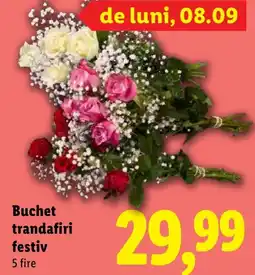 Lidl Buchet trandafiri festiv Ofertă