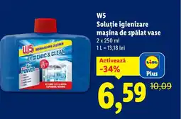 Lidl W5 Soluţie igienizare maşina de spălat vase Ofertă