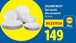 Lidl SILVERCREST Set veselǎ din ceramică Ofertă