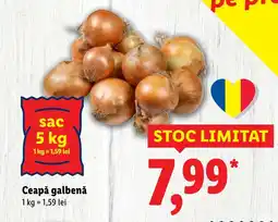 Lidl Ceapă galbenă Ofertă