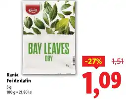 Lidl Kania Foi de dafin Ofertă