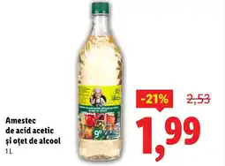 Lidl Amestec de acid acetic şi oțet de alcool Ofertă