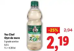 Lidl Yes Chef Otet de mere Ofertă