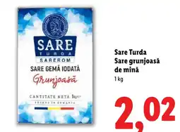 Lidl Sare Turda Sare grunjoasă de minǎ Ofertă