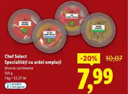 Lidl Chef Select Specialități cu ardei umpluți Ofertă