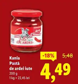 Lidl Kania Pastǎ de ardei iute Ofertă