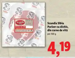 Lidl Scandia Sibiu Parizer cu dichis, din carne de vită Ofertă