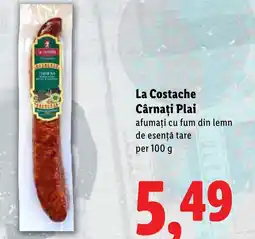 Lidl La Costache Cârnaţi Plai Ofertă