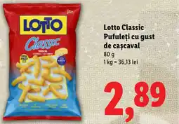 Lidl Lotto Classic Pufuleţi cu gust de caşcaval Ofertă