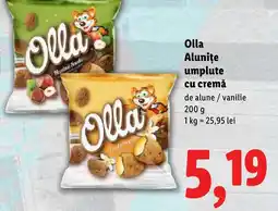 Lidl Olla Aluniţe umplute cu cremă de alune vanilie Ofertă