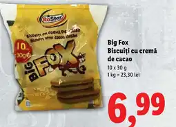 Lidl Big Fox Biscuiți cu cremă de cacao Ofertă