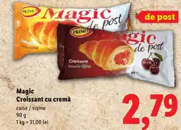 Lidl Magic Croissant cu cremă caise / vișine Ofertă