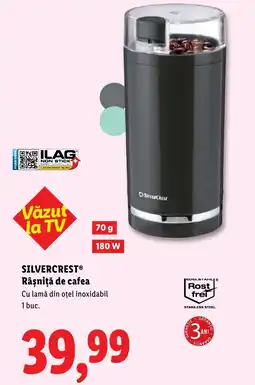 Lidl SILVERCREST Râşniţă de cafea Ofertă