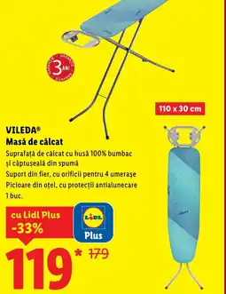 Lidl VILEDA Masă de călcat Ofertă