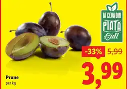 Lidl Prune Ofertă
