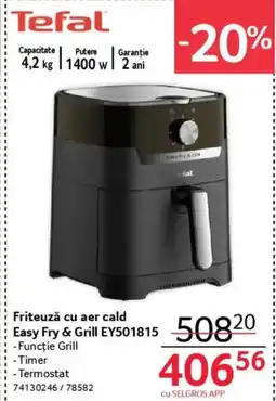 Selgros Friteuză cu aer cald Easy Fry & Grill EY501815 Ofertă