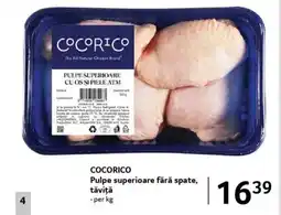 Selgros COCORICO Pulpe superioare fără spate, tavita Ofertă