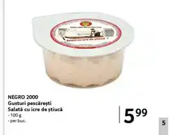 Selgros NEGRO 2000 Gusturi pescărești Salată cu icre de știucă Ofertă