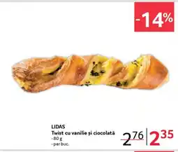 Selgros LIDAS Twist cu vanilie și ciocolată Ofertă
