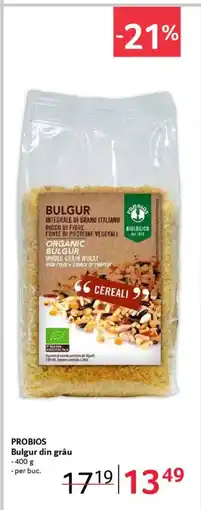 Selgros PROBIOS Bulgur din grâu Ofertă