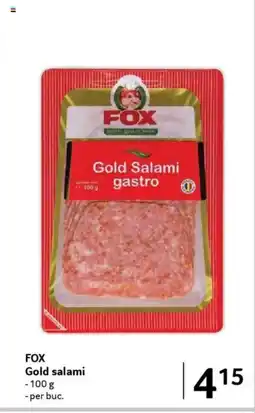 Selgros FOX Gold salami Ofertă