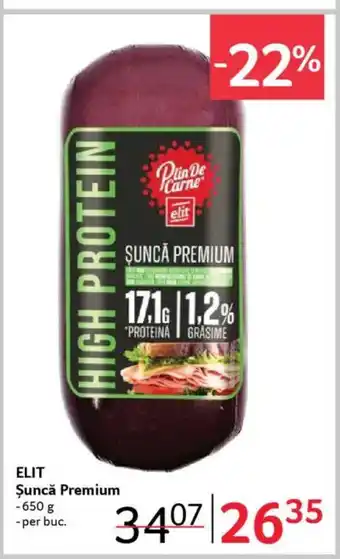 Selgros ELIT Şuncă Premium Ofertă