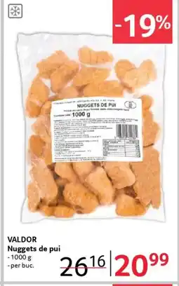 Selgros VALDOR Nuggets de pui Ofertă