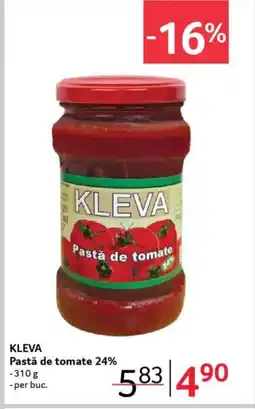 Selgros KLEVA Pastă de tomate 24% Ofertă
