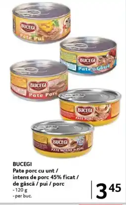 Selgros BUCEGI Pate porc cu unt / intens de porc 45% ficat / de gâscă / pui / porc Ofertă