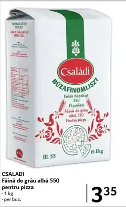 Selgros CSALADI Făină de grâu albă 550 pentru pizza Ofertă
