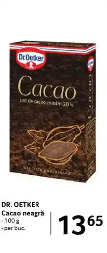 Selgros DR. OETKER Cacao neagră Ofertă
