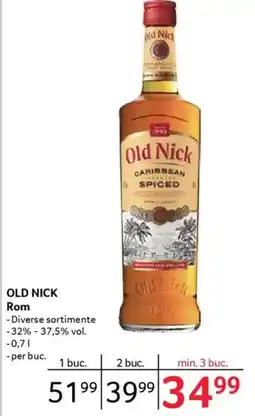 Selgros OLD NICK Rom Ofertă