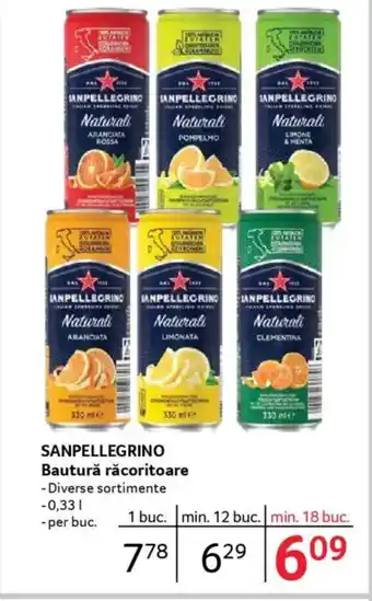 Selgros SANPELLEGRINO Bautură răcoritoare Ofertă