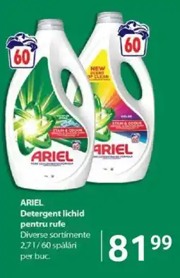 Selgros ARIEL Detergent lichid pentru rufe Ofertă