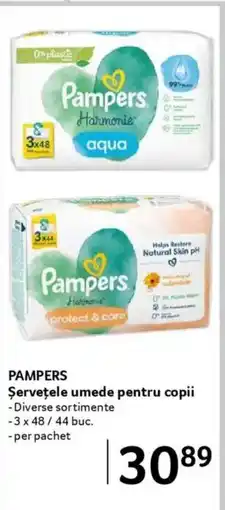 Selgros PAMPERS Şerveţele umede pentru copii Ofertă