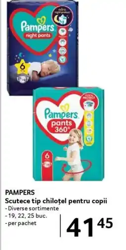 Selgros PAMPERS Scutece tip chiloţel pentru copii Ofertă