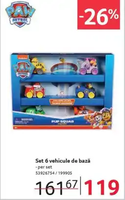 Selgros Set 6 vehicule de bază Ofertă