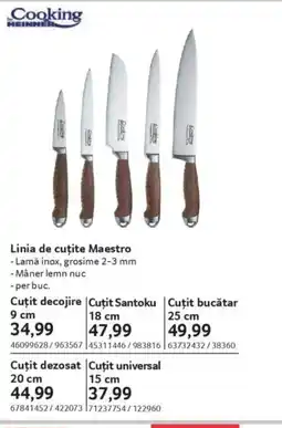 Selgros Linia de cuțite Maestro Ofertă