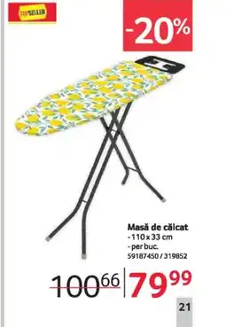 Selgros Masă de călcat Ofertă
