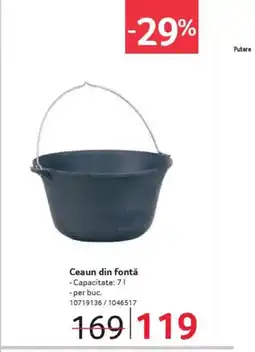 Selgros Ceaun din fontă Ofertă