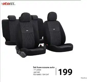 Selgros Set huse scaune auto Ofertă