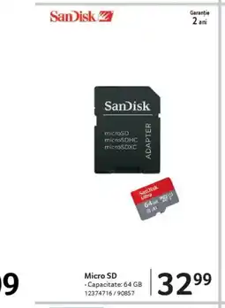 Selgros SanDisk Micro SD Ofertă