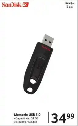Selgros SanDisk Memorie USB 3.0 Ofertă