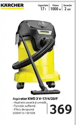 Selgros Aspirator KWD 3 V-17/4/20/F Ofertă