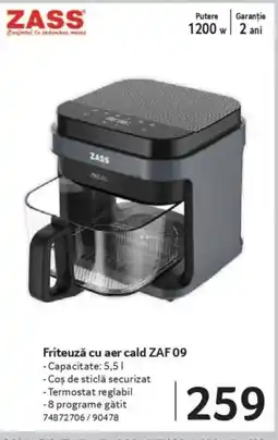 Selgros ZASS Friteuză cu aer cald ZAF 09 Ofertă